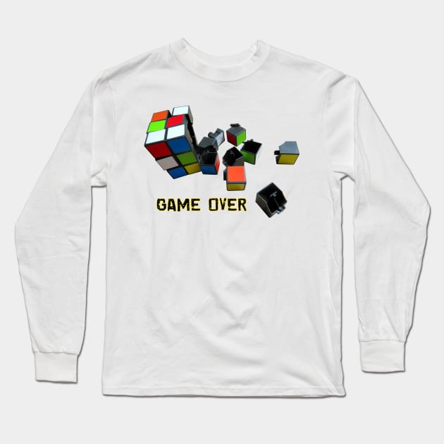 Game Over Long Sleeve T-Shirt by soitwouldseem